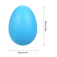 Juguetes Educativos Para Niños 12/6 Pcs Huevo De Pascua Con Instrumentos Musicales De Percusión Plásticos Para Aprendizaje Musical - details 2