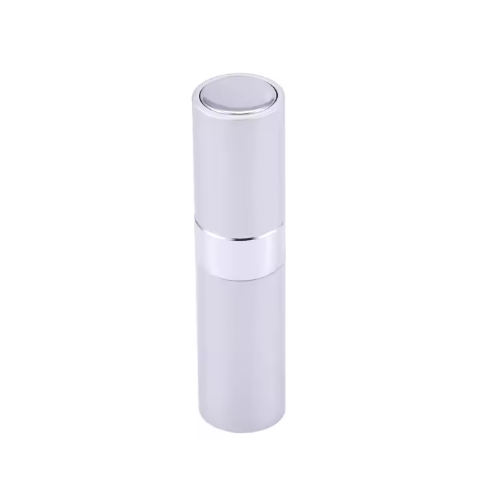 Mini botella de viaje portátil, atomizador de Perfume vacío recargable, Plata, 8 ml - 1
