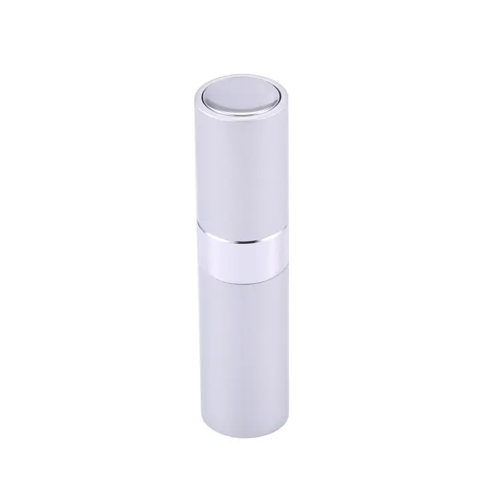 Mini botella de viaje portátil, atomizador de Perfume vacío recargable, Plata, 8 ml - 1