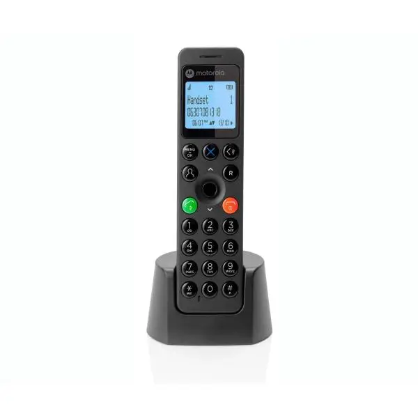 MOTOROLA DOT201 teléfono DECT Negro - 1