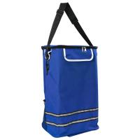 Carro de la compra vidaXL con ruedas y mango ajustable Azul 40 L - details 0