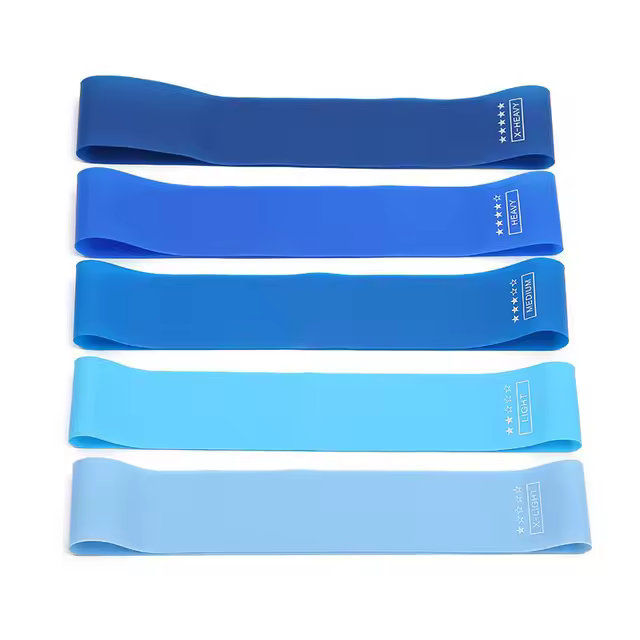Set De Bandas De Resistencia TPE Ejercicio De Fortalecimiento Muscular Yoga Equipo De Gimnasio Anillos Elásticos De Goma Para Entrenamiento De Piernas Unisex - 1