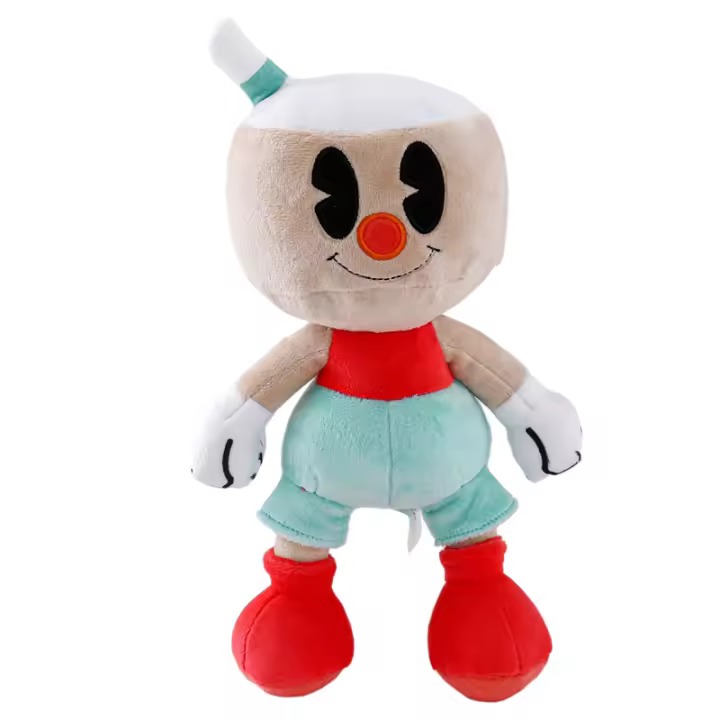 Muñeco De Peluche Cuphead 23-30cm Juego De Aventura Mugman El Diablo Chalice Legendaria Muñeco De Peluche Para Niños Regalos Material COTON Relleno PP Cotton - 1