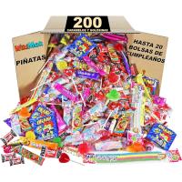 Mega Pack 200 Chuches, Golosinas y Caramelos WikiMark - Sin Alérgenos. Para Rellenar Piñatas, Cumpleaños, Navidad, Regalo Aniversario. Sin Gluten y Sin Leche. - details 0