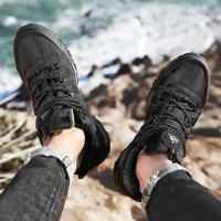 Zapatos De Senderismo Para Hombre HIKEUP No Esmerilados Transpirables Resistentes Al Desgaste Impermeables Para Escalada Y Turismo En Montañas - details 14