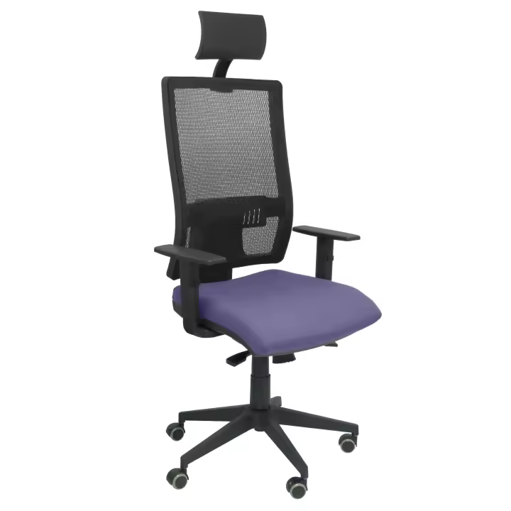 Piqueras Y Crespo Silla de Oficina Ergonómica con Apoyo Lumbar Fijo y Diseño Moderno - 1