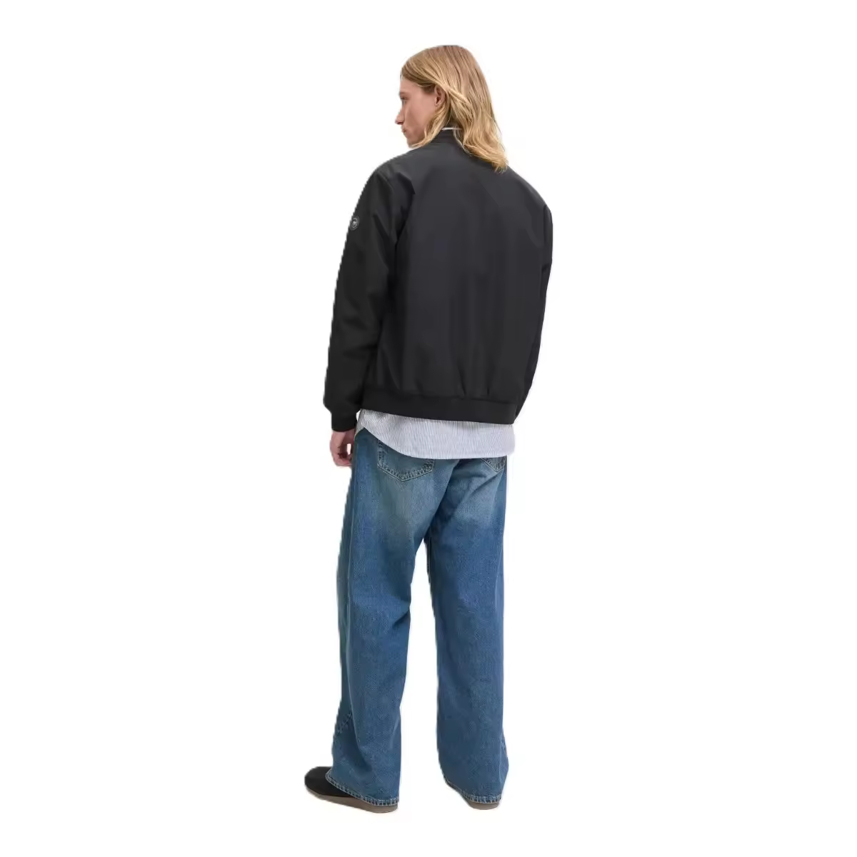 Chaqueta  Jack & Jones Brook bomber 12279257 negro (black) - details 2