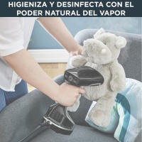 Access Steam Force de Rowenta, cepillo de vapor de mano, potente rendimiento de vapor, elimina arrugas, desinfecta y quita polvo, pelos y pelusas, formato de mano, vapor natural, seguro en todos los textiles, se calienta en 25 s, DR8250D1 - details 4