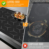 Protector De Cocina Inducción Resistente Al Calor Alfombrilla Antideslizante Cubierta Para Horno Moderno Silicona Rectangular - details 2
