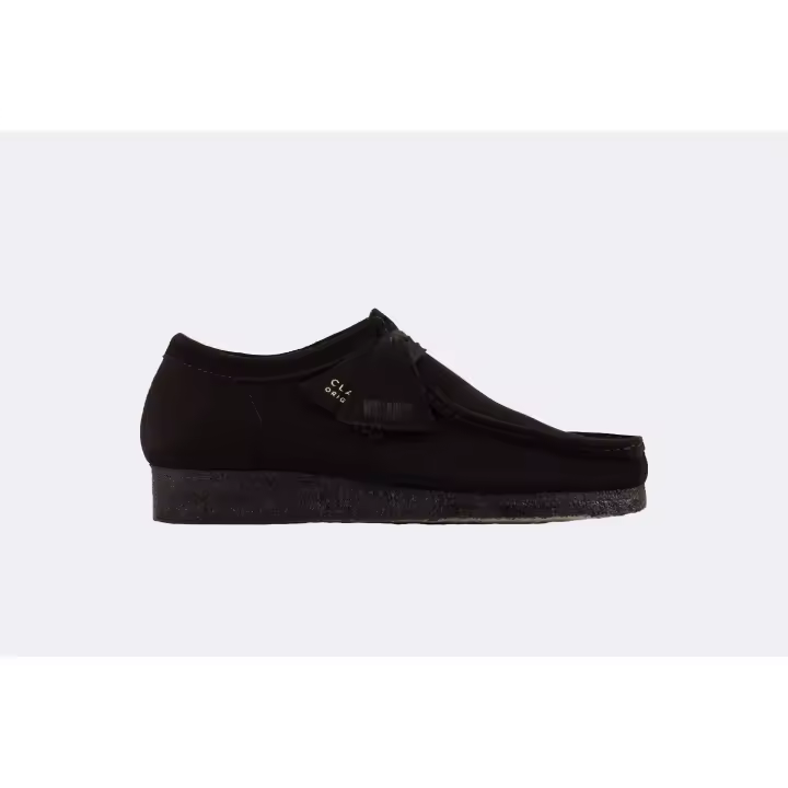 Clarks Originals Wallabee Black Suede para Hombre - 1