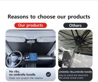 Parabrisas Antisol Para Tesla Model 3 Highland Model Y 2016-2024 Protector De Calor Y UV Visera Accesorios De Coche Material 100% Poliéster - details 15