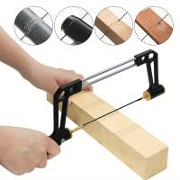 Máscara De Aleación De Aluminio Con Mango De Madera Herramienta De Sierra Para Trabajos De Carpintería Y Madera Con Hojas De Repuesto - details 6