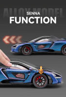McLaren Senna Supercar Modelo a Escala 1:24 En Metal Con Sonido Y Luz Vehículo De Acción Para Coleccionistas Y Niños Regalo De Cumpleaños - details 7