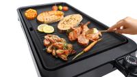 Plancha Eléctrica OstarkDom 2000W con Termostato Ajustable - Parrilla Antiadherente Doble Cara y Bandeja de Goteo de Aceite - 57x30x7cm - details 2
