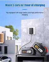 Pistola De Rociador Eléctrica Para Lavar Coche Alta Presión Portátil Con Batería De Litio Herramienta De Limpieza Eficiente Para El Hogar Y Jardín - details 11