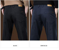Pantalones Casuales Para Hombre 97% Algodón Negro Caqui Gris Azul Estilo Slim Recto Cierre De Cremallera Moda Pantalones Largos - details 4