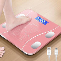 Báscula Electrónica De Precisión Para El Hogar Con Carga USB Medidor Inteligente De Peso Corporal Cuadrado De 150KG - details 8