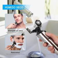 Maquina de Afeitar Hombre Profesional, 4 en 1 Afeitadora Electrica Seco y Húmedo, Maquina de Cortar Pelo con Pantalla LED, Shaver Cara Nariz Orejas - details 2