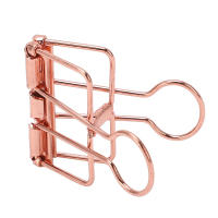Clips De Papel Metálicos Sólidos Y Duraderos Con Buena Elasticidad Pack De 5 Clips Pequeños Para Escritorio Oficina - details 6