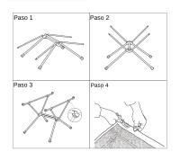 Mesa De Camping Naturehike Plegable Ligera Y Portátil Para Exterior Picnic Pesca Playa Color Negro Tamaño 59x40x39 Cm Peso 652 G - details 8