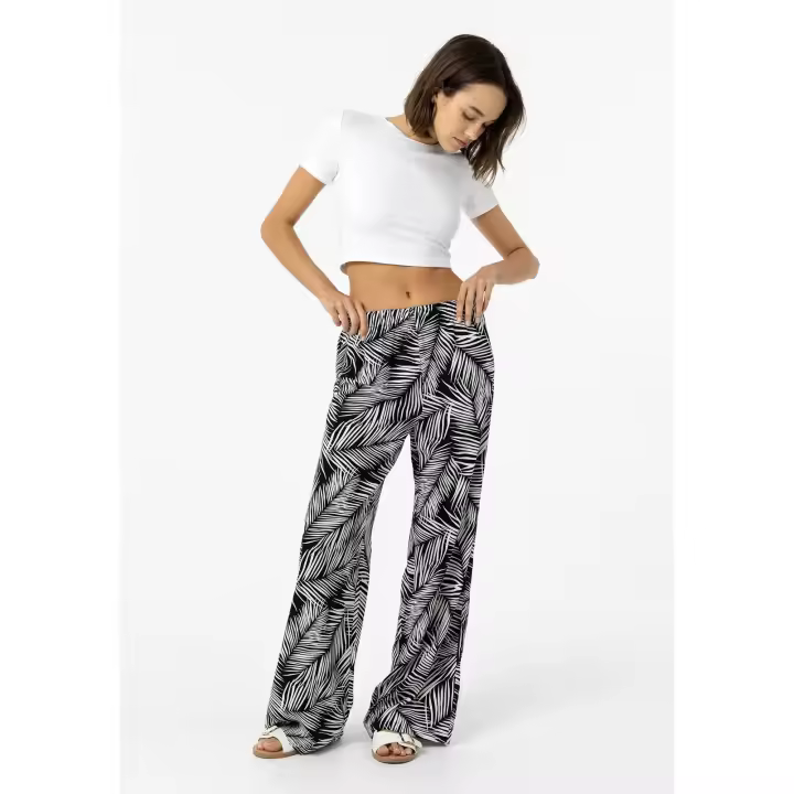 Tiffosi Pantalón Wide Leg Nolita Estampado - 1