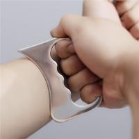 Masajeador De Acero Inoxidable Gua Sha Herramienta De Desgaste Muscular Para Relajación Corporal Y Masaje Facial Uso Manual Tamaño Medio - details 2