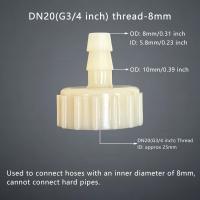 Conector De Camión Femenino 5Pcs G3/4 Pulgada DN20 Hilo Interno Accesorios De Bomba De Agua Juntura Pagoda Coupling Para Riego De Jardín - details 2