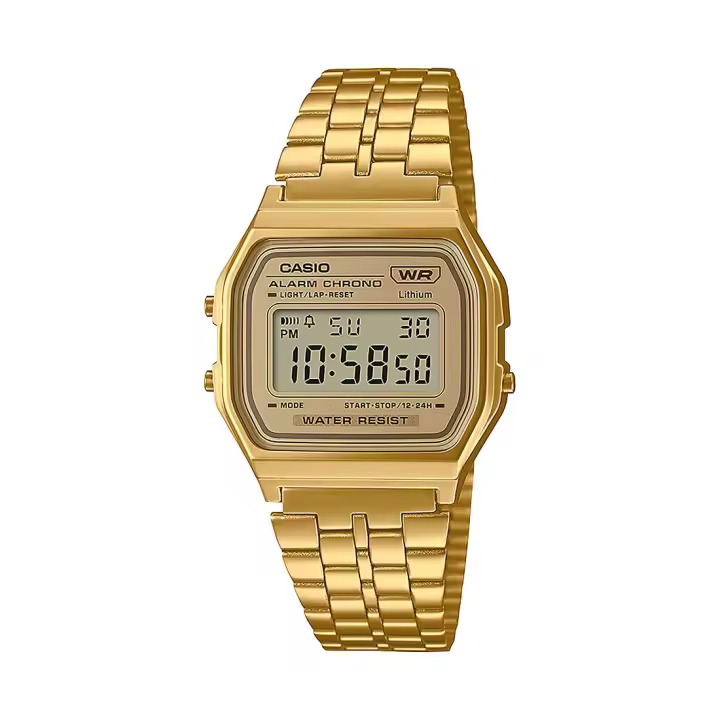 Reloj Casio A158WETG-9EF Unisex Dorado Retro Vintage - Diseño Clásico con Estilo Retro para Hombres y Mujeres - 1