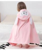 Toalla De Baño Para Niños Con Capucha De Coral Fleece Grueso Sin Pérdida De Pelo Ropa De Baño De Dibujos Animados Para Bebés - details 14