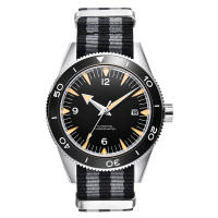 Reloj Automático Para Hombre 41MM Vidrio De Zafiro 100m Impermeable Correa De Nylon Luminoso Calendario Completo Estilo Casual - details 0