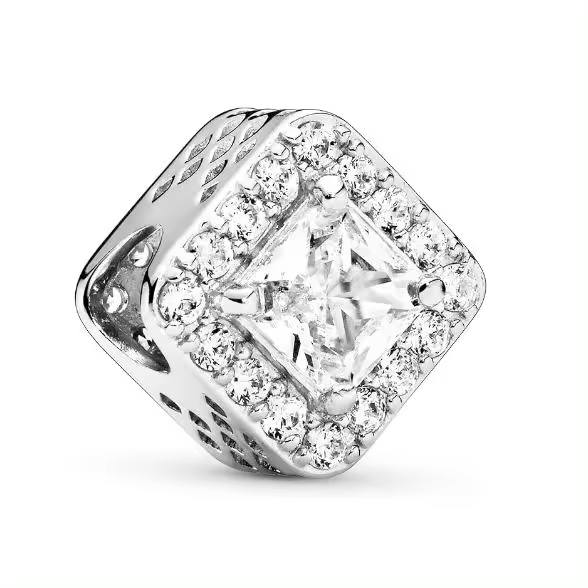 Pandora Charm Resplandor Geométrico 786206CZ, Viene con el embalaje de Caja de Giunte original. - 1