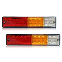 Luz De Caucho 12V Para Coche Par De Luces Traseras LED Indicador De Freno Y Señal De Giro Para Camión Y Remolque Material ABS - details 7