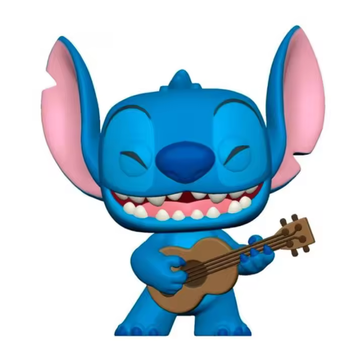 Funko POP! 10" Lilo & Stitch-Stitch Ukelele Exclusive- Figura Coleccionable Oficial - Juguete para Niños y Adultos - Fans - Diversidad de Personajes y Temáticas - 1
