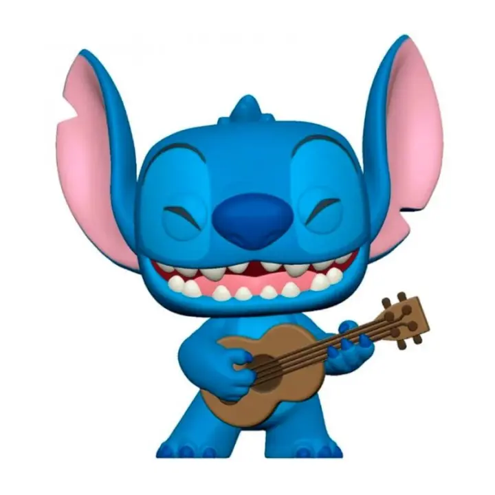 Funko POP! 10" Lilo & Stitch-Stitch Ukelele Exclusive- Figura Coleccionable Oficial - Juguete para Niños y Adultos - Fans - Diversidad de Personajes y Temáticas - 1