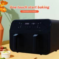 Freidora de aire de doble cesta, cocina digital sin aceite, opciones de cocción preestablecidas 6, tecnología de circulación de aire - details 4