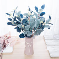 Rama De Eucalipto Artificial En Colores Azul Y Rosa Para Decoración De Bodas Y Hogar Arreglo Floral Silken Lavanda - details 3