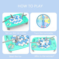 Juguete De Rescate De Pingüinos Pequeños Rompiendo Hielo Juego De Rompecabezas Para Niños Entrenamiento Cerebral Juego De Parejas - details 0