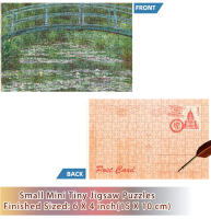Juego Educativo De Rompecabezas Mini Test Tube Con Lirios De Monet 150 Piezas Decoración Para El Hogar Regalo De Fiestas Y Cumpleaños Para Todas Las Edades - details 13
