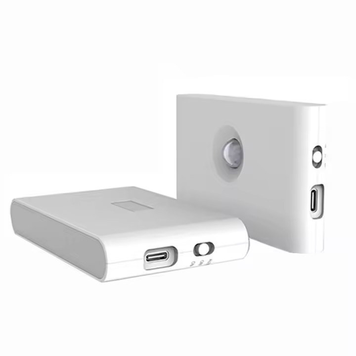 Luz Nocturna Inteligente Con Sensor LED Recargable Por USB Para Dormitorio Pasillo Armario Iluminación Automática Rectangular - 1