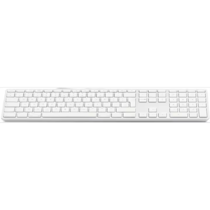 Teclado USB de fuente grande Teclado USB con cable de 110 teclas con 2x USB y cubierta superior de aluminio - Alemán - 1
