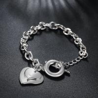 Pulseras de corazón de plata de ley 925 para mujer, joyería de lujo, recuerdo de boda, artículos de Navidad, joyería - details 3