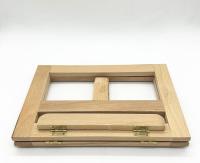 MEJORADA Caballete Atril de Escritorio Maletín de Madera, Soporte Ajustable para Libros y Tablet (Natural, 28 x 19cm) - details 2