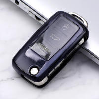 Funda De Llave De Coche TPU Automática Para VW Volkswagen Polo Tiguan Passat B5 B6 B7 Golf 4 5 6 MK6 Jetta Lavida Skoda Octavia - details 7
