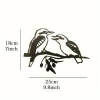 Decorativo De Hierro Metálico En Silueta De Pájaro Para Insertar En Árbol O Ramas Creativo Para Jardín Y Patio Perfecto Para El Hogar - details 1
