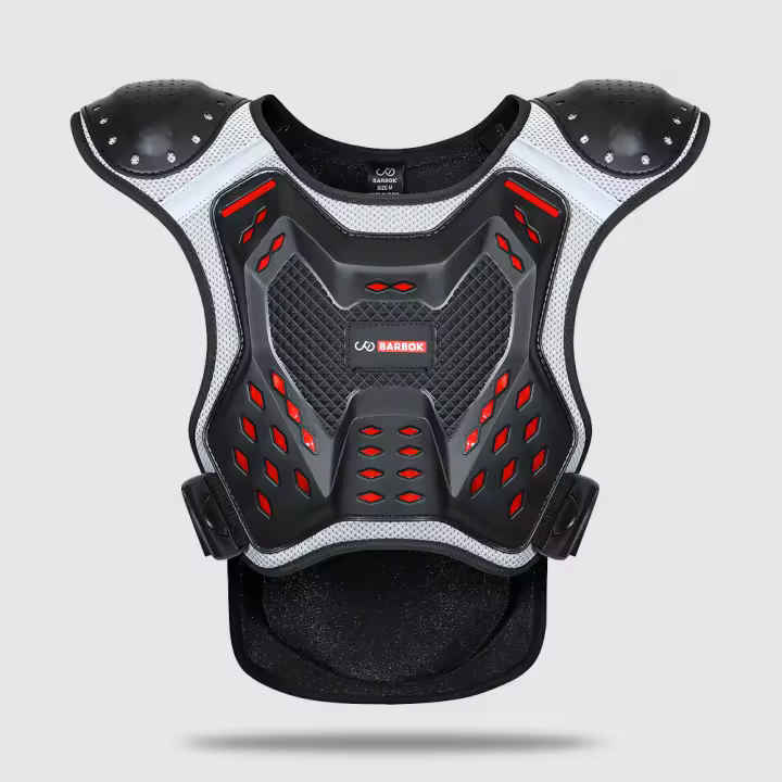 Chaleco De Protección Motocross Para Niños BARBOK Vestido De Armadura Reflector Nocturno Universal Para Niños Materiales PE Y Nylon - 1