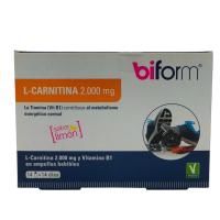 L Carnitina 2000mg 14 viales Biform, Aminoácidos, Rendimiento deportivo, Ayuda a aumentar la  quema de grasa, Aumenta la energía y la Recuperación muscular. - details 0