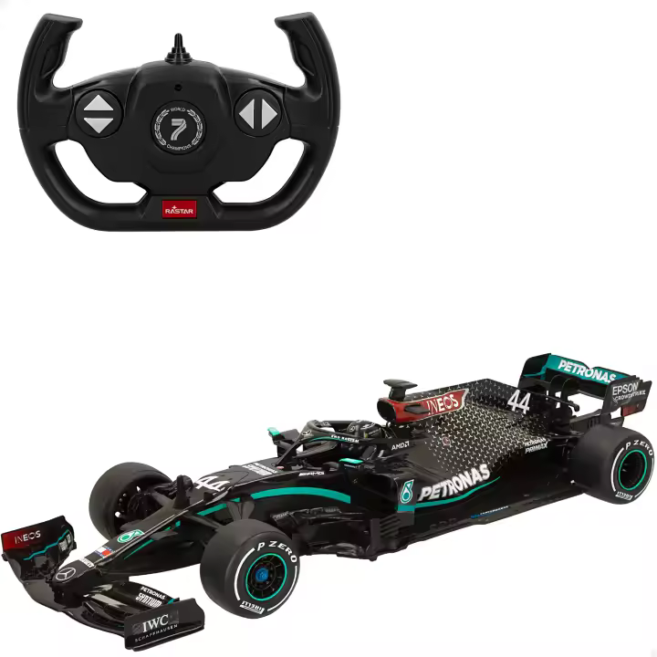 RASTAR Coche teledirigido Oracle Red Bull Racing RB18 o Mercedes AMG F1 W11 Performance, Licencia oficial, Fórmula 1, Escala 1:12, Mando frecuencia 2.4 GHz, 6 direcciones, Coches teledirigidos, Vehículo radiocontrol, Control remoto, RC, A partir de 6 años - 1