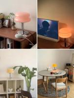 Lámpara De Mesa De Huevo De Vidrio Diseñador Italiano LED Para Dormitorio Luz Nocturna Moderna Minimalista Decorativa Para Hogar Y Escritorio - details 7
