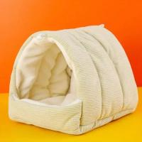 Cage Para Pájaros Cama De Algodón Para Periquito Hut De Hamaca Cueva Colgante Para Mascotas Producto De Plush Origen China - details 7
