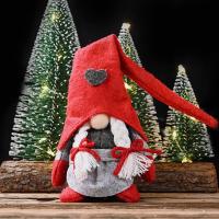 1PC Gnomes De Navidad De Peluche Decoraciones Diseño De Corazón Hecho a Mano Tomte Nisse Muñecos Sin Cara Para Regalos De San Valentín Y Agradecimientos - details 11